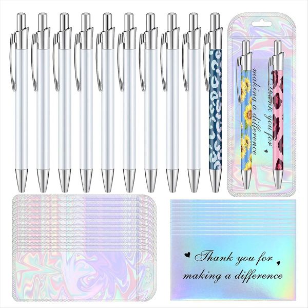 30 Piece Sublimation Pen Set Office School Stationery Supplies