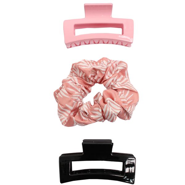 Purple and Prose Ladies Claw Clips And Scrunchies Combo