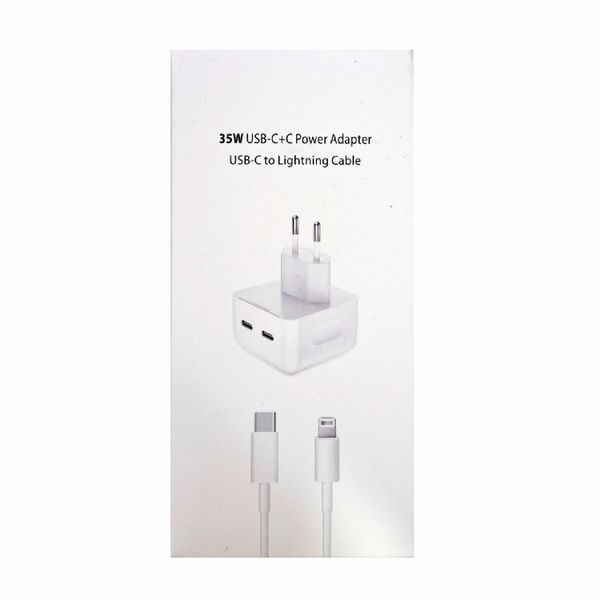 35W Usb-C+C Power Adapter Usb-C To Lightning Cab image