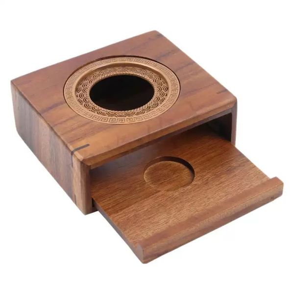 Wooden Teapot Warmer Candle Tea Warmer Teapot Heating Base Tea Heater