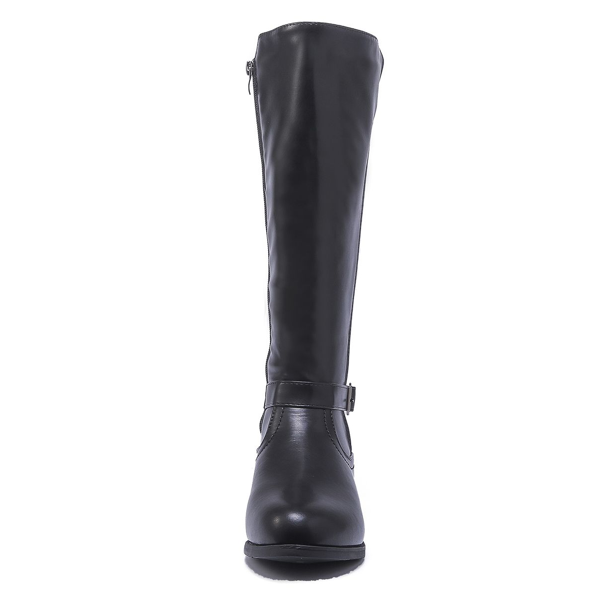TTP Knee High Boot with Ankle Decor and Elasticated Back Shaft