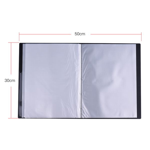 A4 40-Pocket Plastic File Folder for Sheet Music