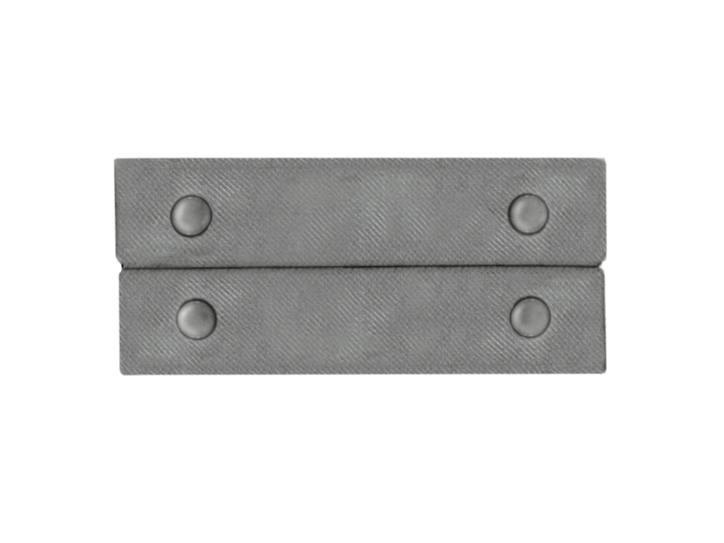 Black Steel Aluminium Jaw Covers 4 Inch (100mm)