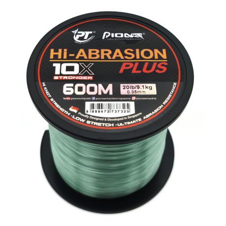 Pioneer High Abrasion 600m Dark Green Fishing Line 0.35mm - 20lb/9.1kg, Shop Today. Get it Tomorrow!