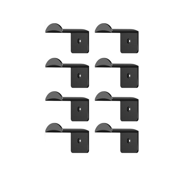 8 Pack Hat Hooks for Wall, Cowboy Hat Rack, Strong Adhesive Cap Holder