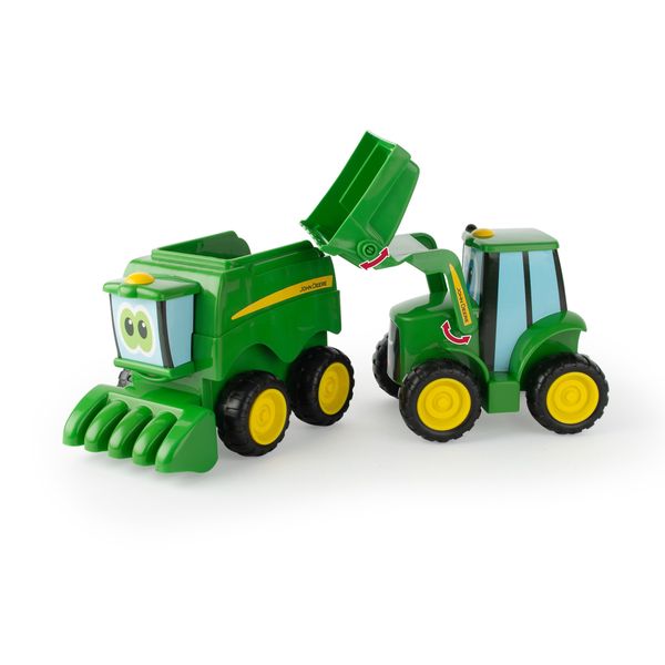 John Deere - Pack of 2 - Corey &amp; Johnny Tractor Toys