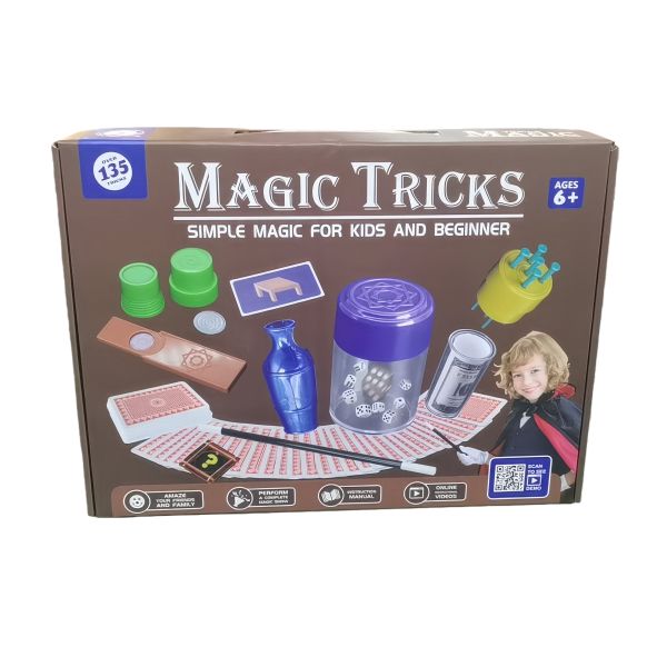 Magic Mastermind Set - Unlock 135+ Easy Illusions for Kids' Fun &amp; Learning