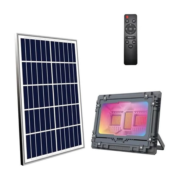 60W Solar Flood RGB Light MJ-AW60C