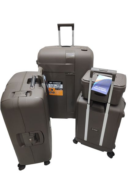 Power World My Choice 4pcs Travelers Luggage set with extendable handle