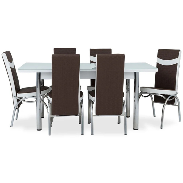 Istanbul 6-Seater Dining Room Suite - Table &amp; 6 Chairs