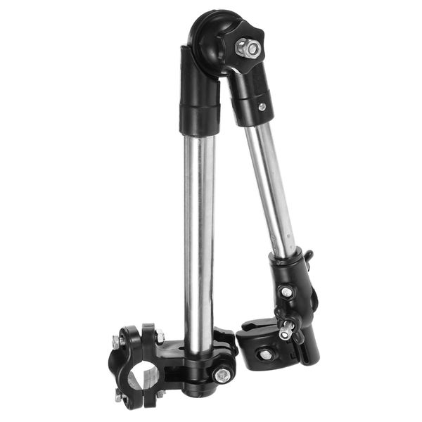 Tool Foldable Multi Use Handlebar Mounted Steel Umbrella Holder (45cm)