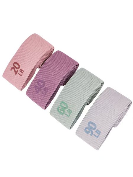 Women's Resistance Band Strength Training, Stretching, and Buttock Lifting