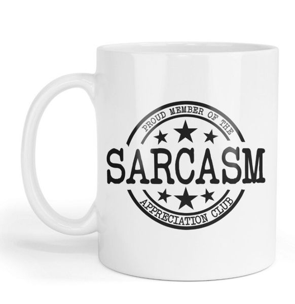 Sarcasm Appreciation Club Christmas Birthday Gift Mug