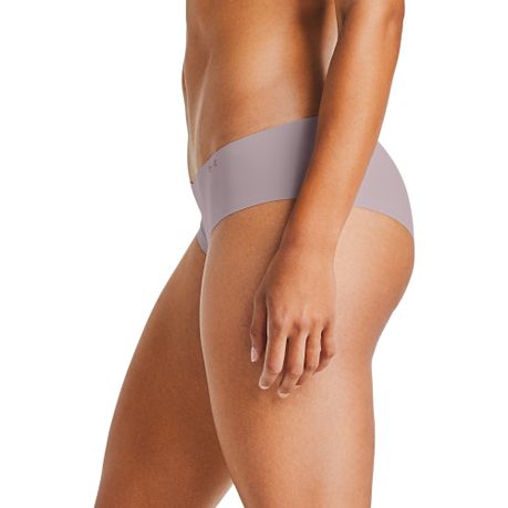 Under Armour Women's Pure Stretch Thong Underwear, 3-Pack, Nude