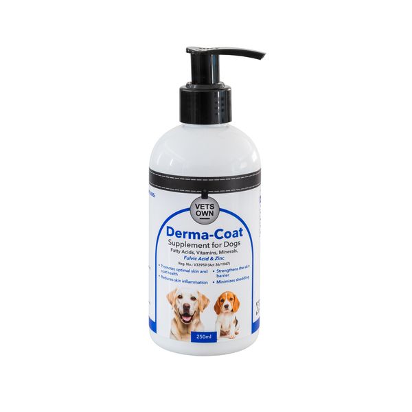 Vets Own Derma-coat Supplement for Dogs 250ml