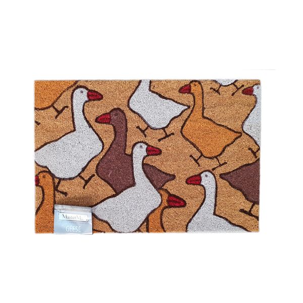 MasterMat Geese Coir Doormat 100% Natural Coir &amp; 100% PVC Backing - 40x60cm