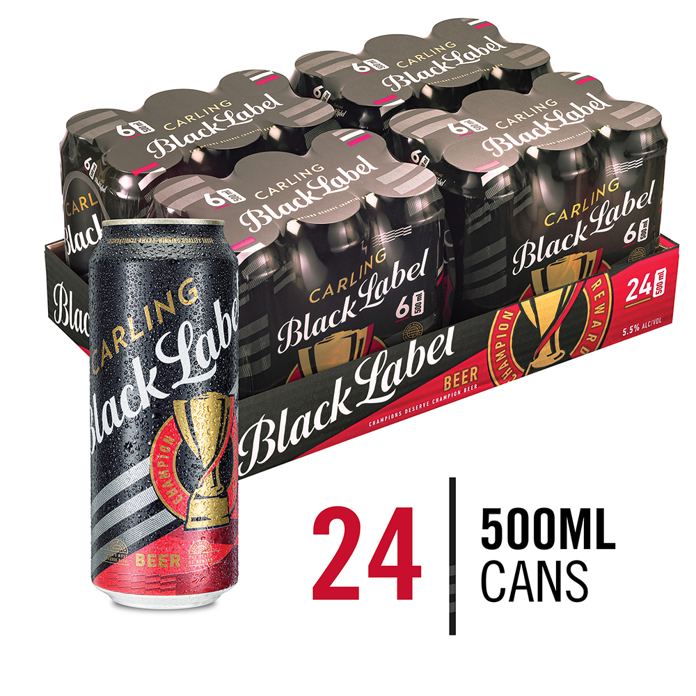 Carling Black Label Local Beer 24 X 500ml Can Shop Today Get It 