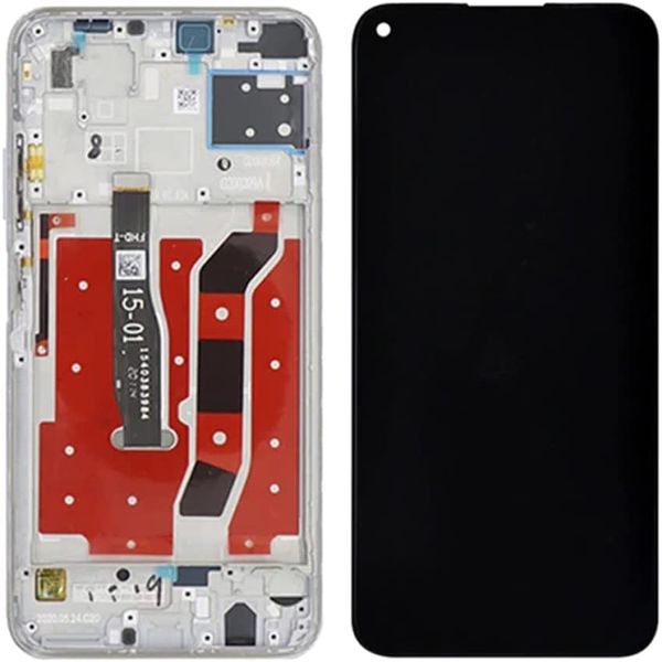 Replacement LCD Screen for Huawei P40 Lite With Frame (Black)