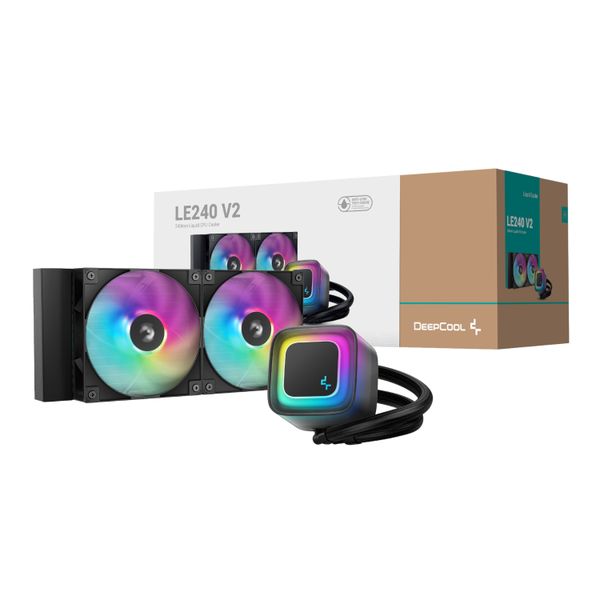 DeepCool LE240 V2 240mm ARGB AIO CPU Liquid Cooler