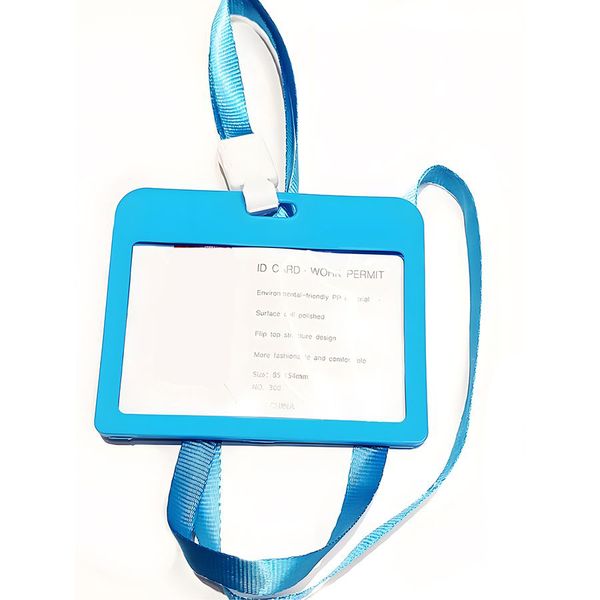 6Pcs Assorted Colors Multipurpose Card Holder With Lanyard