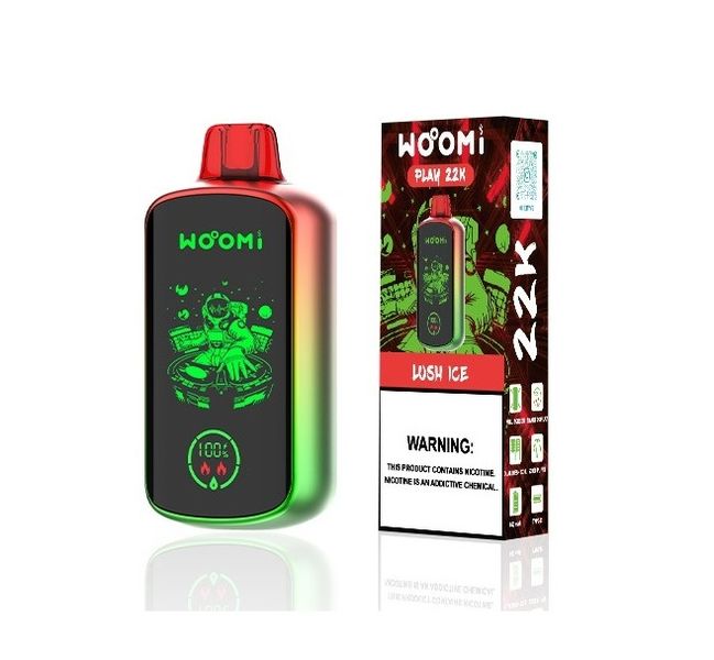 Woomi Play 22K Puff Disposable Vape 5% - Lush Ice