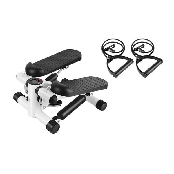 Portable Stair Stepper With LCD Monitor With 2 Resistance Bands