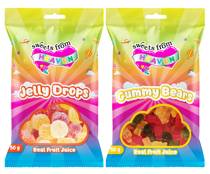 12Pk | Sweets from Heaven | Jelly, Bears | Sweets &amp; Chocolate Hampers | 50g