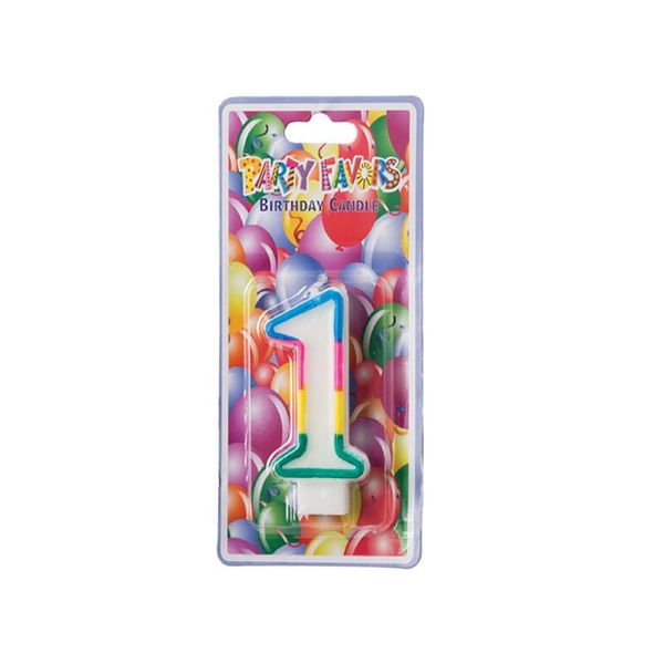 Bulk Pack x 15 Candles Birthday Single Number-1