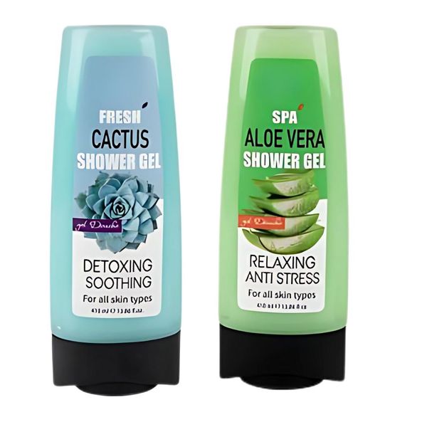2 Pack of 410ml Body Wash (Cactus and Aloe Vera)