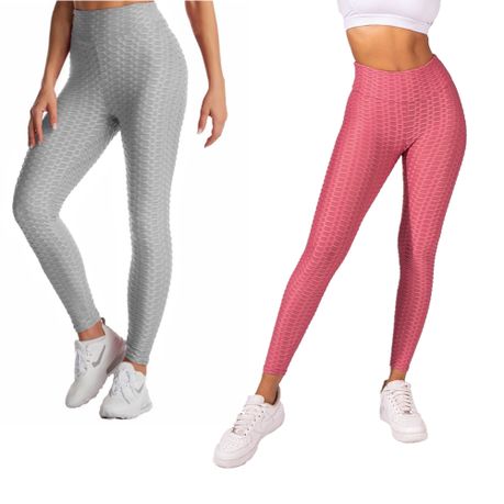 2 x Bellezza Signora Honeycomb Butt Lift Scrunch Booty Yoga Pants Leggings, Shop Today. Get it Tomorrow!