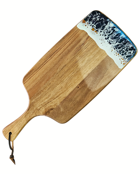 Acacia Wood and Resin Cutting/Cheese Board