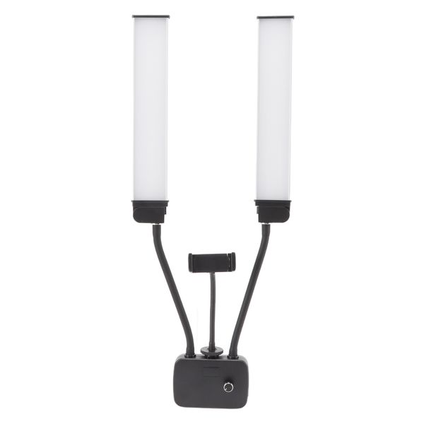 UK Plug Dual-Arm LED Fill Light