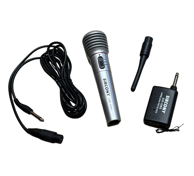 SiRCONY VHF Wireless Microphone and Receiver