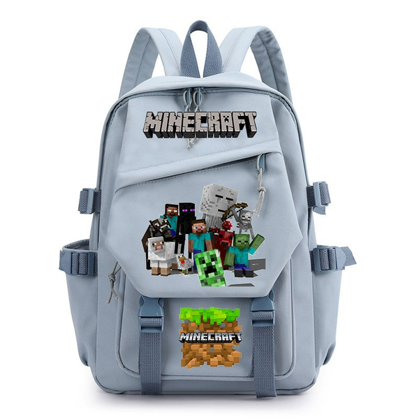 Children Schoolbag Minecraft Game Merchandise Nylon Backpack