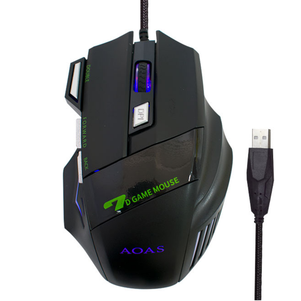 Multicolored GG-K90 RGB Gaming Mouse