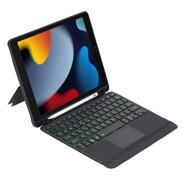 Magic Keyboard for iPad 7/8/9 10.2" - Backlit Keys, Trackpad