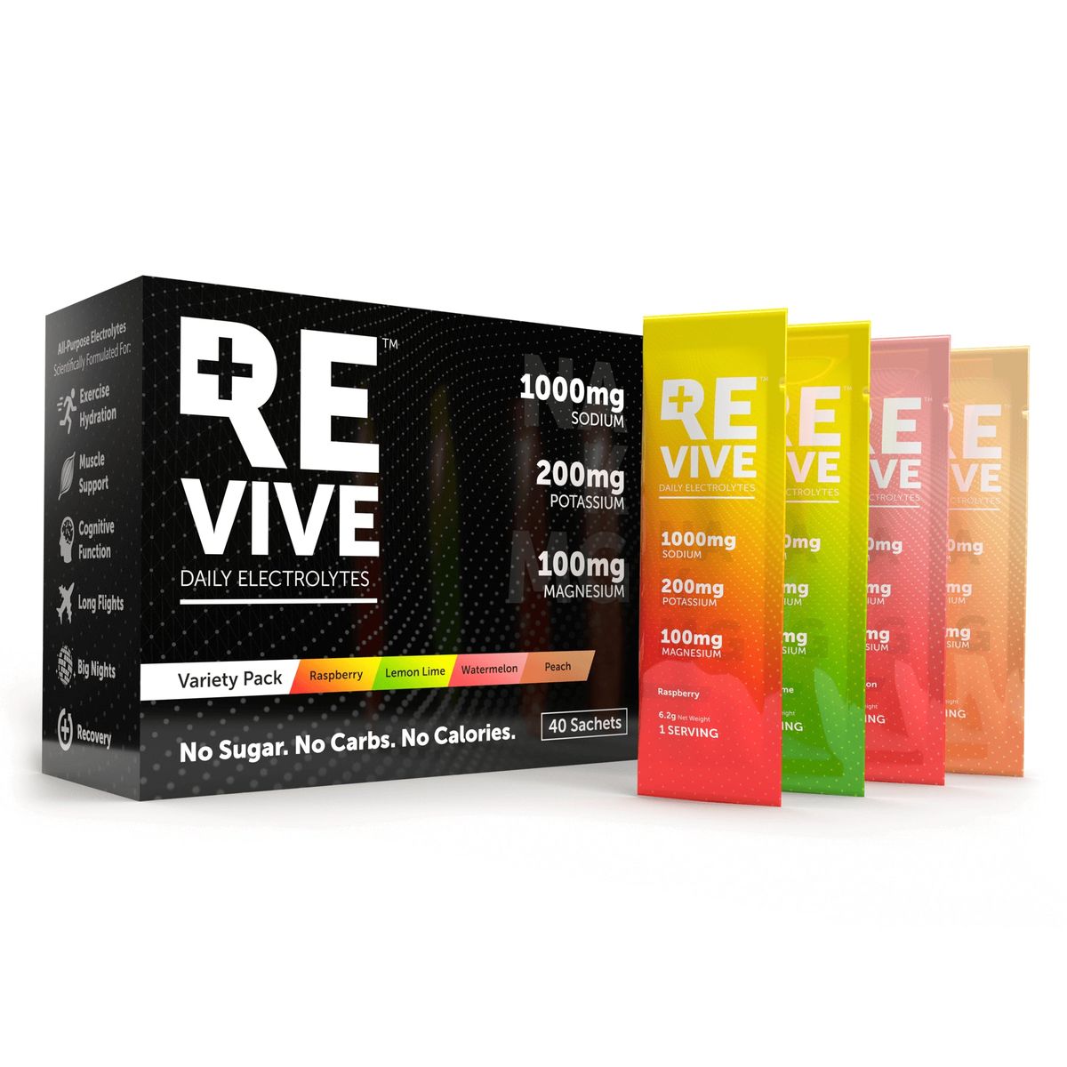 REVIVE 40's - Variety Pack | Sugar-Free Hydration Electrolytes | Shop ...