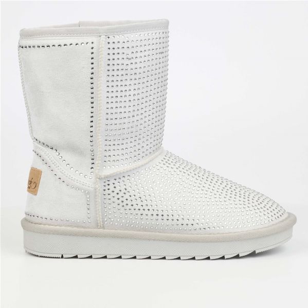 Rae 7, Suede Pu, Ankle Boot - Grey image