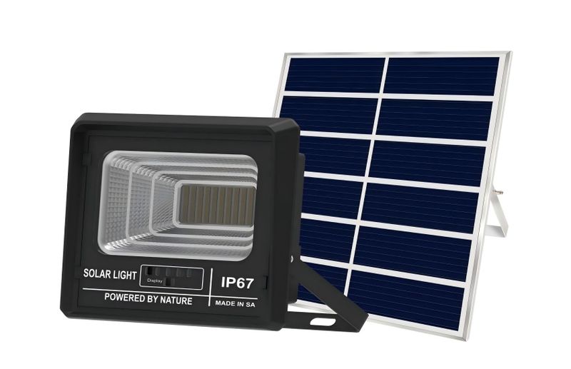 IP67 100W Solar Floodlight - with Power Level Display