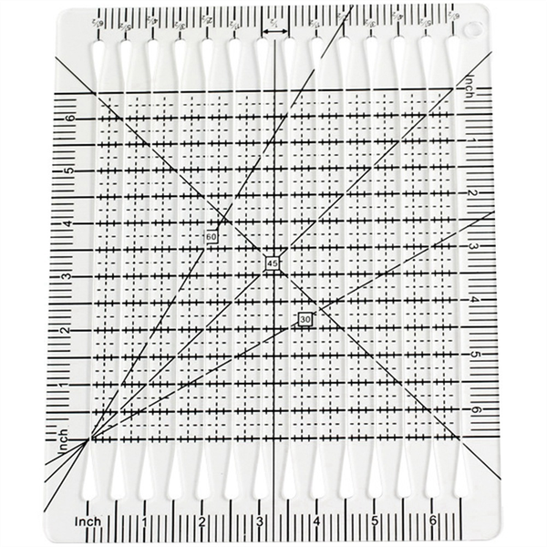 Quilt Cutting Ruler, 5 in 1 Quilt Cutting Ruler