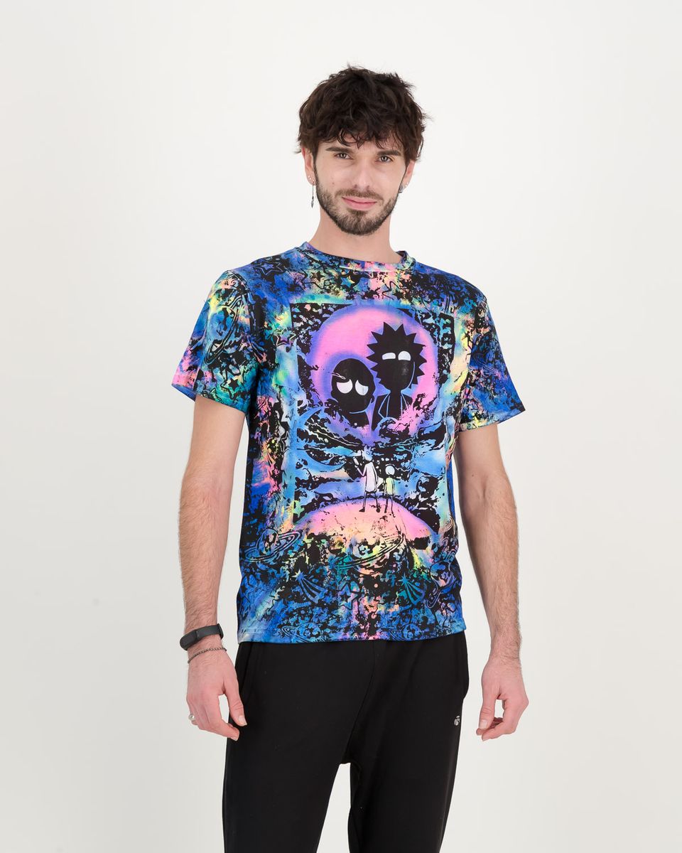 rick and morty tie dye shirt