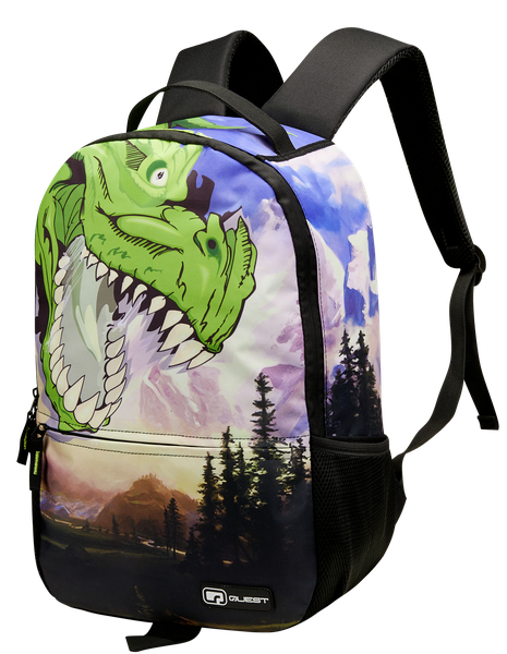 Quest Roar Backpack - Black, Durable Kids School &amp; Travel Bag