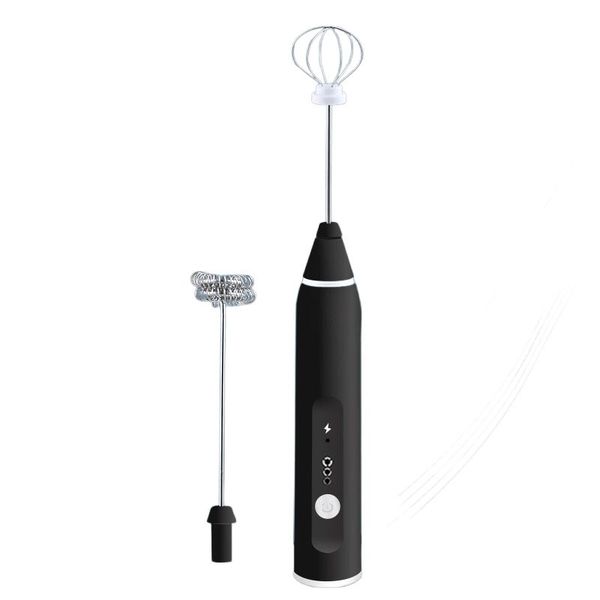 Portable Rechargeable Electric Handheld Foam Maker Egg Mixer Blender