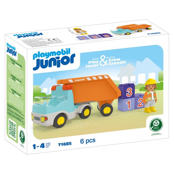 Playmobil Junior - Dump Truck (6 Pieces)