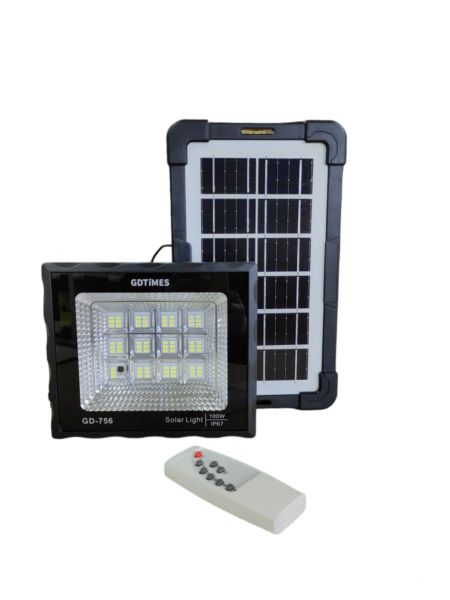 100W LED Solar Flood Light