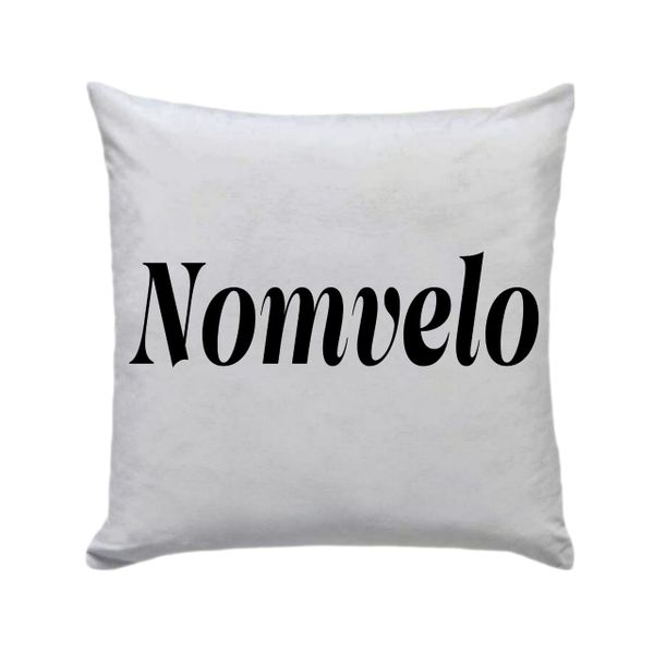 Nomvelo - Cushion/Pillow With Vinyl Letters Gift/Present - 30 x 30cm