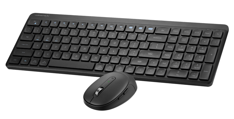Volkano X Scorch Wireless Keyboard and Mouse Combo with Bluetooth + 2.4GHz