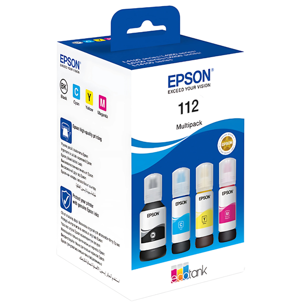 Epson 112 Multipack, Black,Cyan,Magenta And Yellow