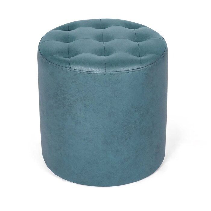 Vegan Leather Round Ottoman | Shop Today. Get it Tomorrow! | takealot.com