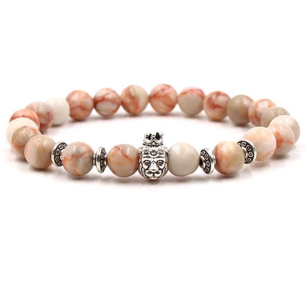 Argent Craft Calcite with Silver Royalty Bracelet